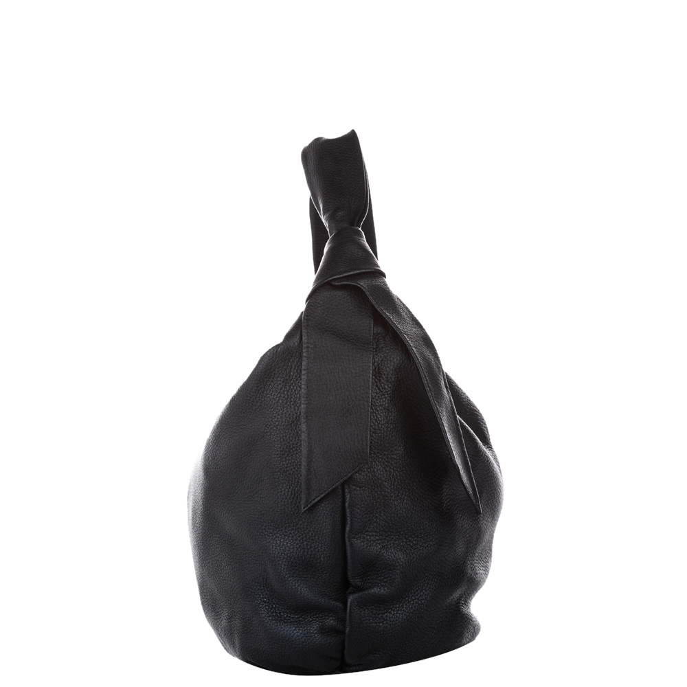

Gucci Black Bamboo Jungle Leather Hobo Bag
