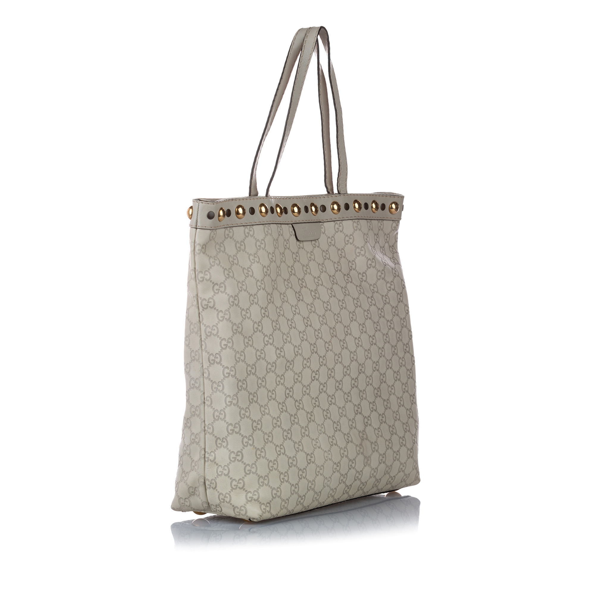 

Gucci White Leather Babouska Shoulder Bag, Multicolor