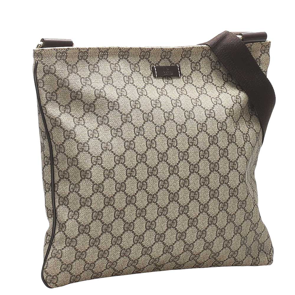 

Gucci Brown/Beige GG Supreme Canvas Crossbody Bag