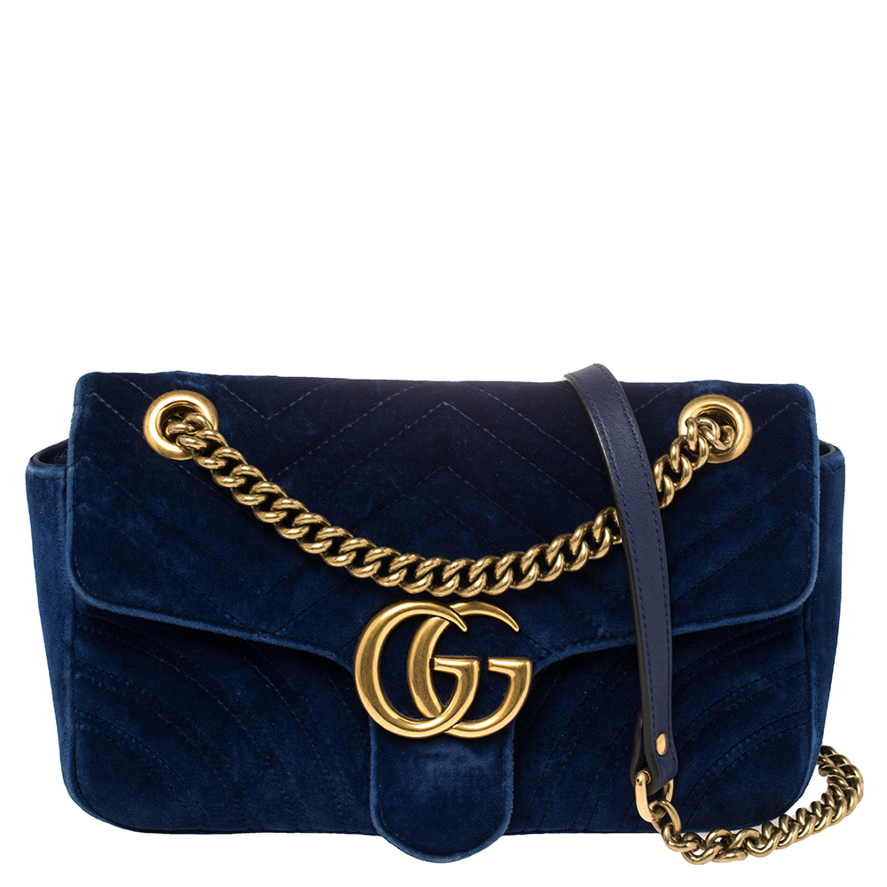 royal blue gucci bag