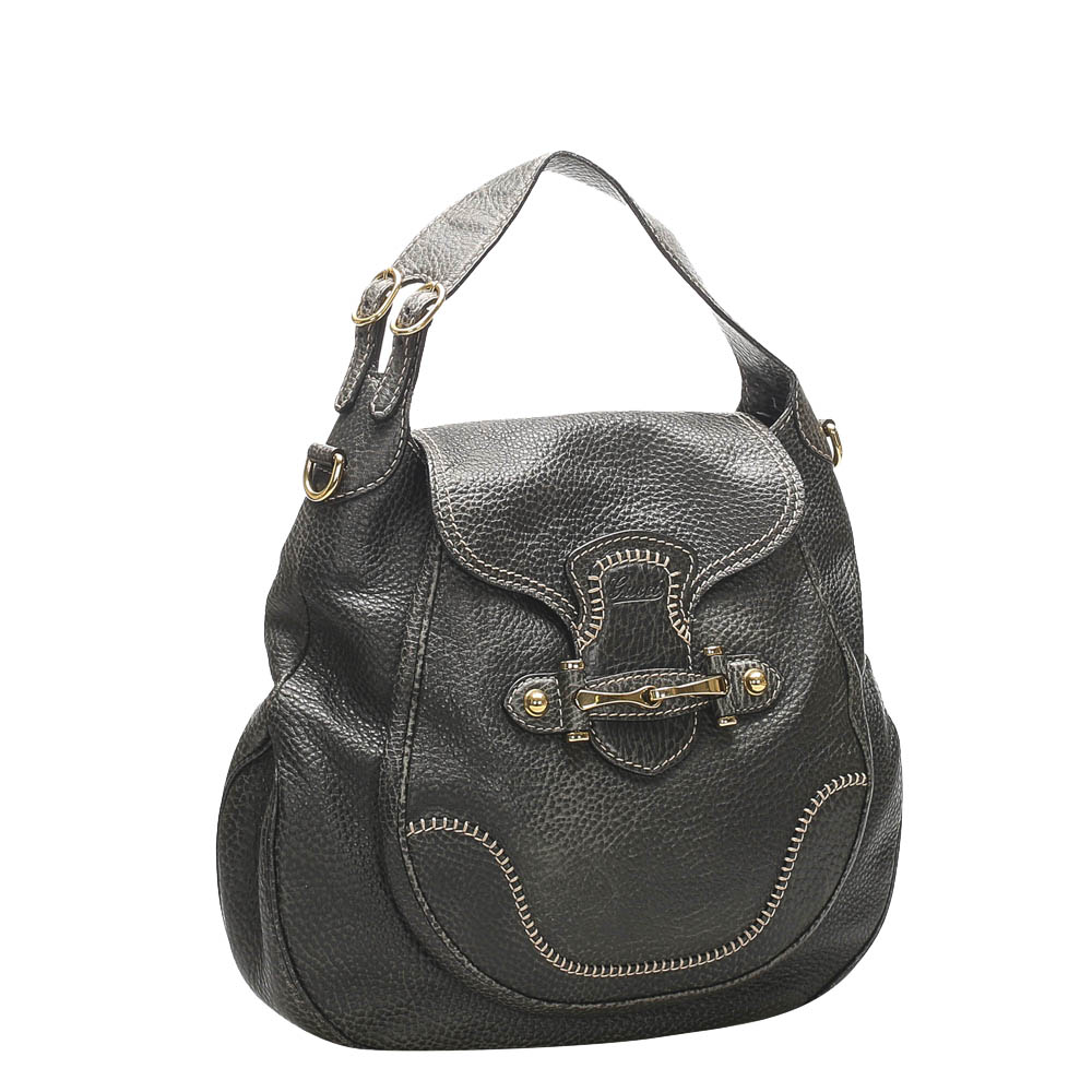 

Gucci Black New Pelham Leather Satchel