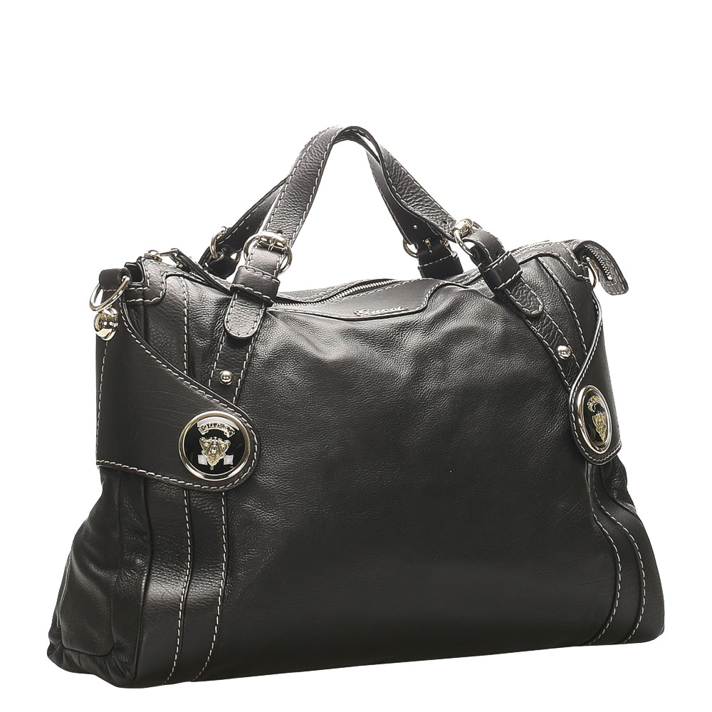

Gucci Black Leather Hysteria Satchel Bag