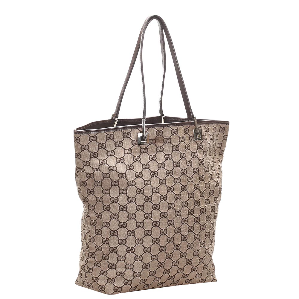 

Gucci Beige/Brown GG Canvas Tote Bag