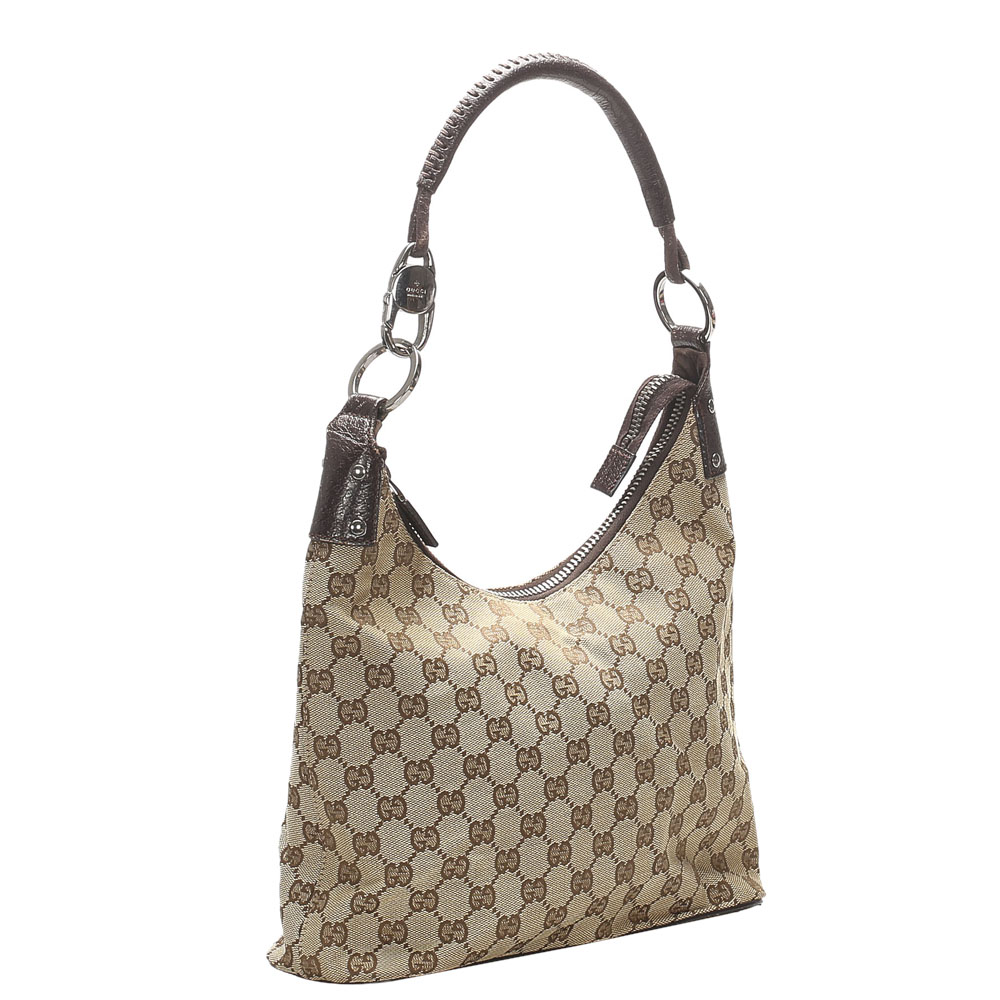 

Gucci Beige/Brown GG Canvas Shoulder Bag