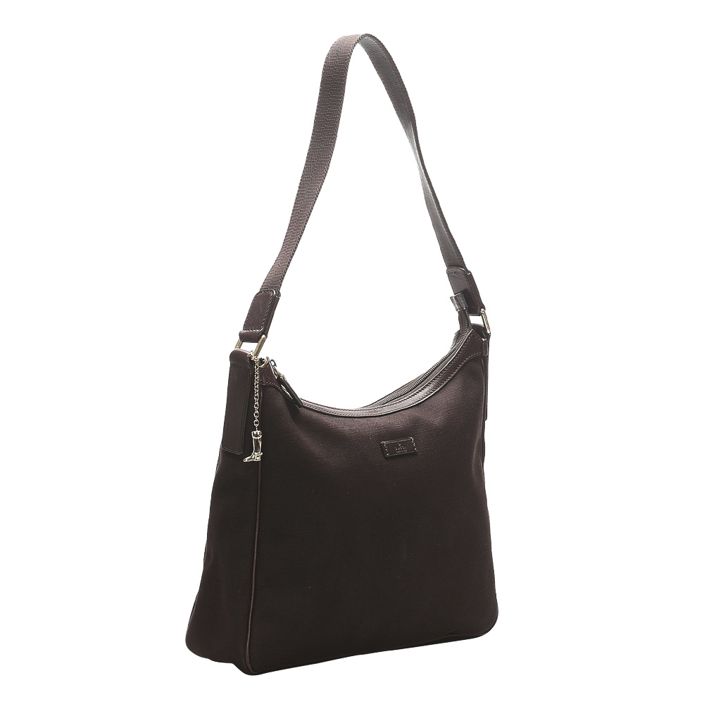 

Gucci Black Canvas Shoulder Bag