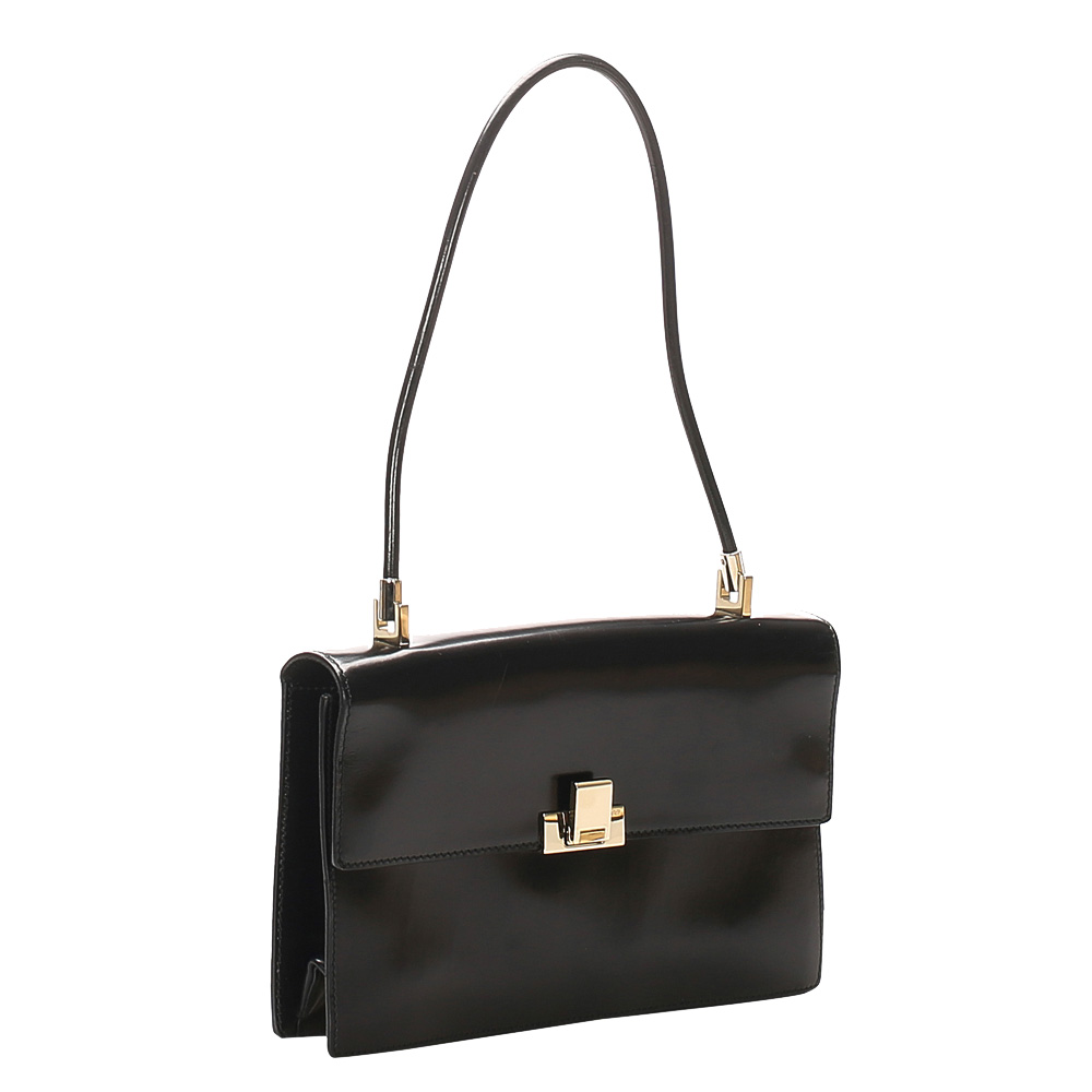 

Gucci Black Calf Leather Shoulder Bag