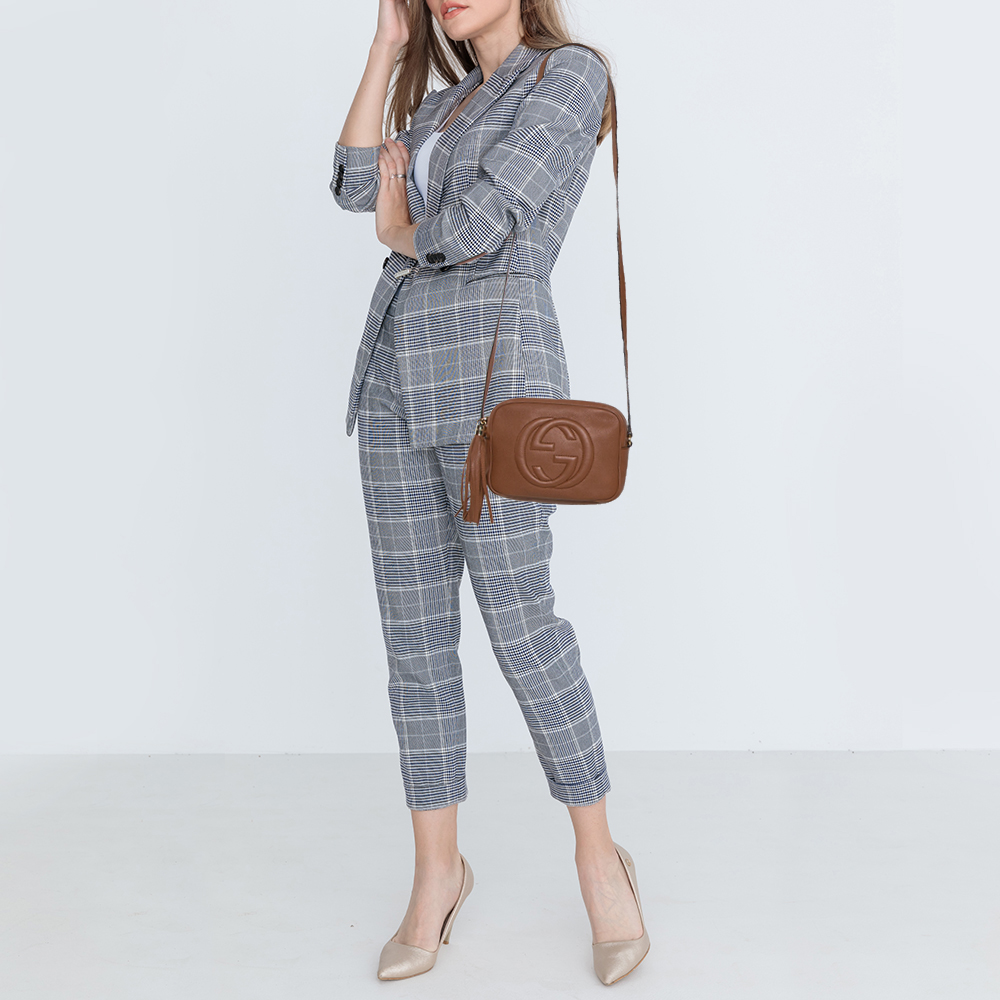 

Gucci Brown Leather Soho Disco Crossbody Bag