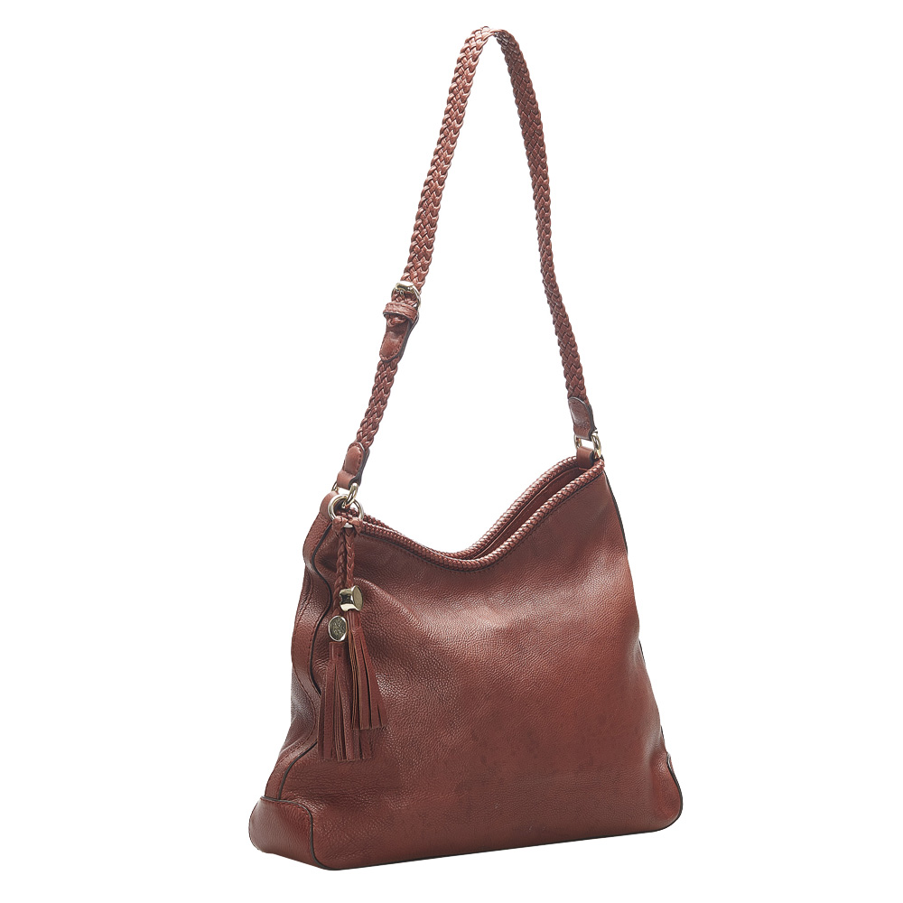 

Gucci Brown Leather Marrakech Bag