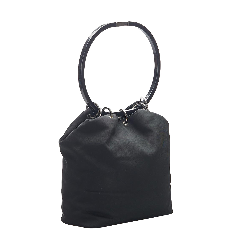 

Gucci Black Cotton Fabric Shoulder Bag