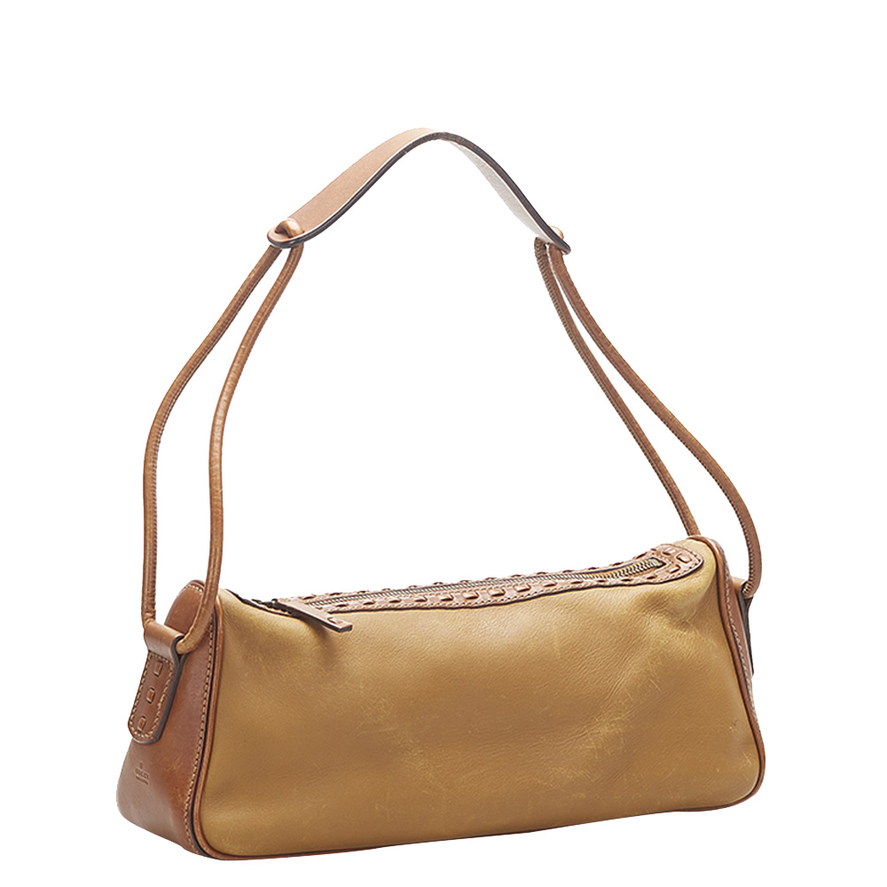

Gucci Brown Leather Shoulder Bag