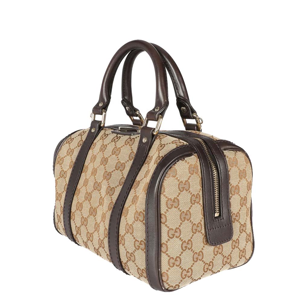 

Gucci Brown GG Canvas & Leather Joy Boston Bag