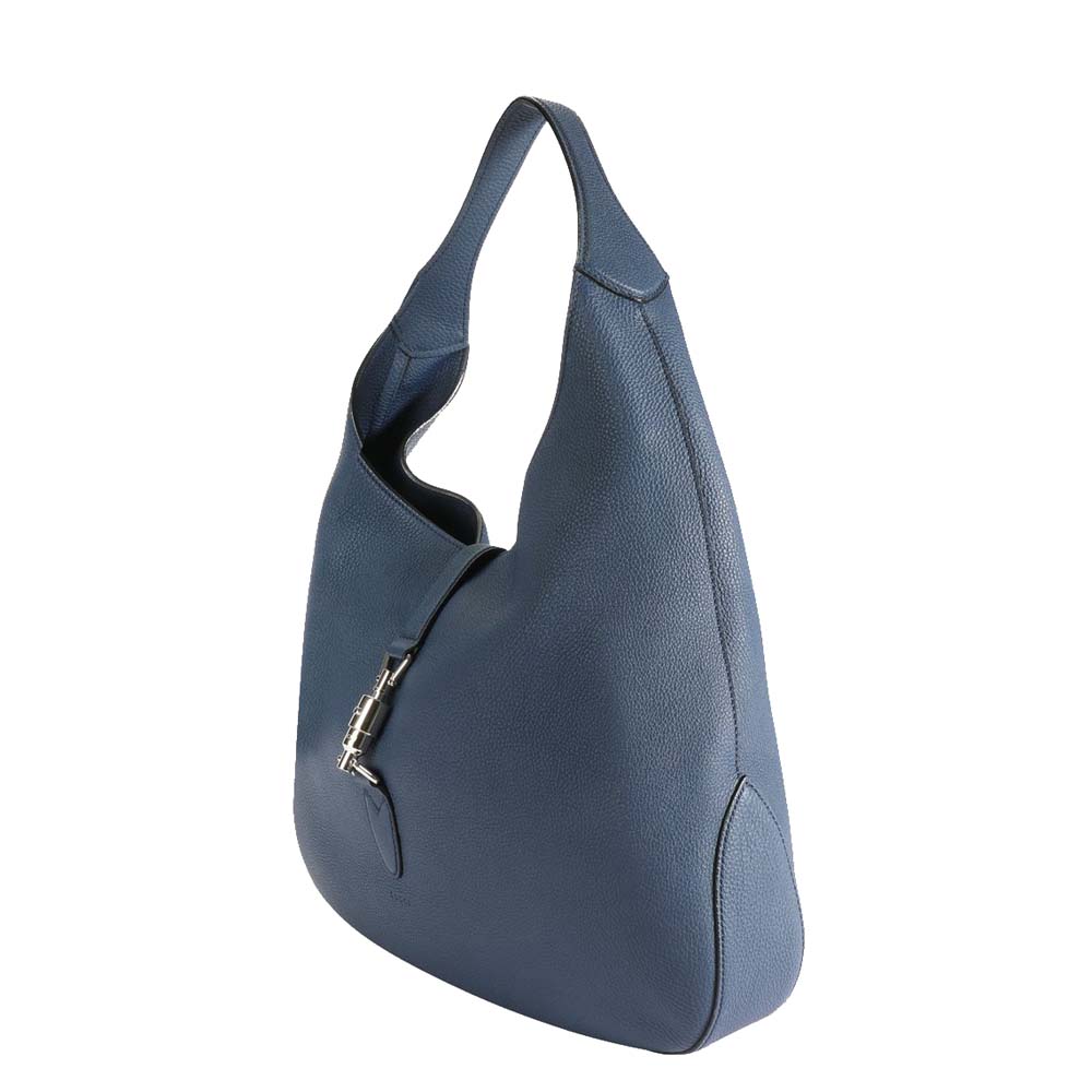 

Gucci Blue Leather Soft Jackie Hobo Bag