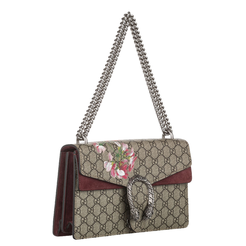 

Gucci GG Supreme Canvas Blooms Dionysus  Bag, Brown