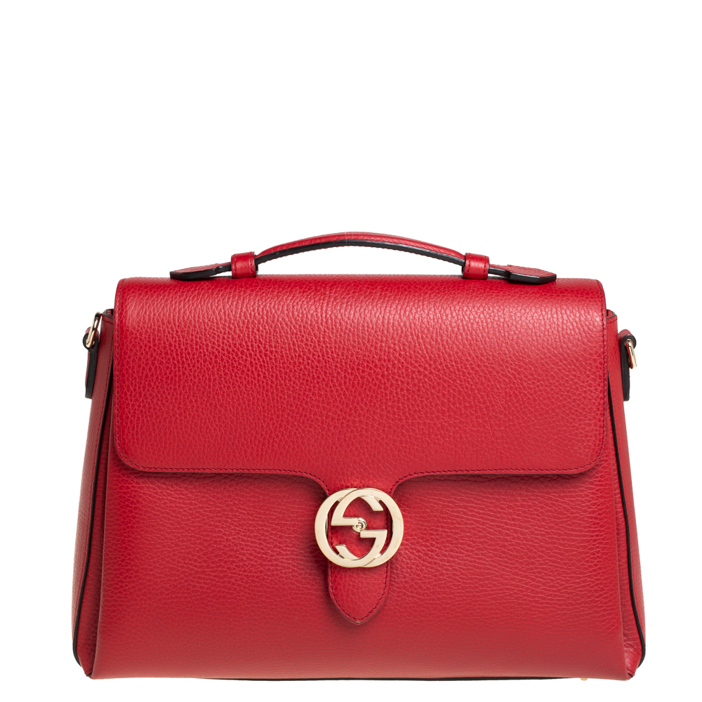 Gucci Red Dollar Handle Bag – Dina C's Fab and Funky Consignment Boutique