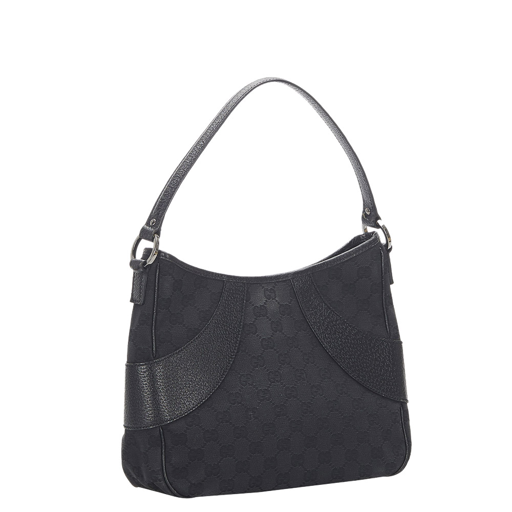 

Gucci Black Canvas Fabric Shoulder Bag
