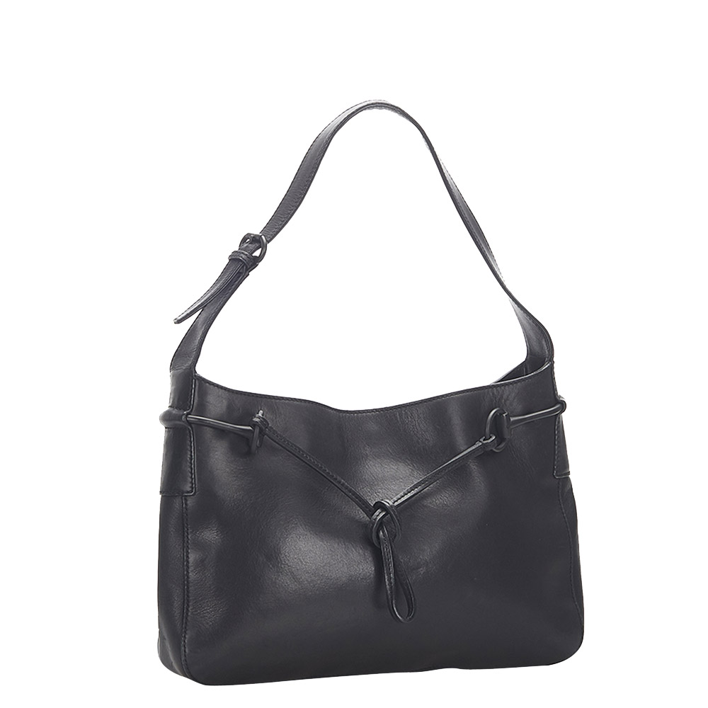

Gucci Black Leather Shoulder Bag