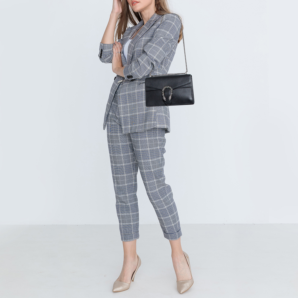 

Gucci Black Leather Small Dionysus Shoulder Bag