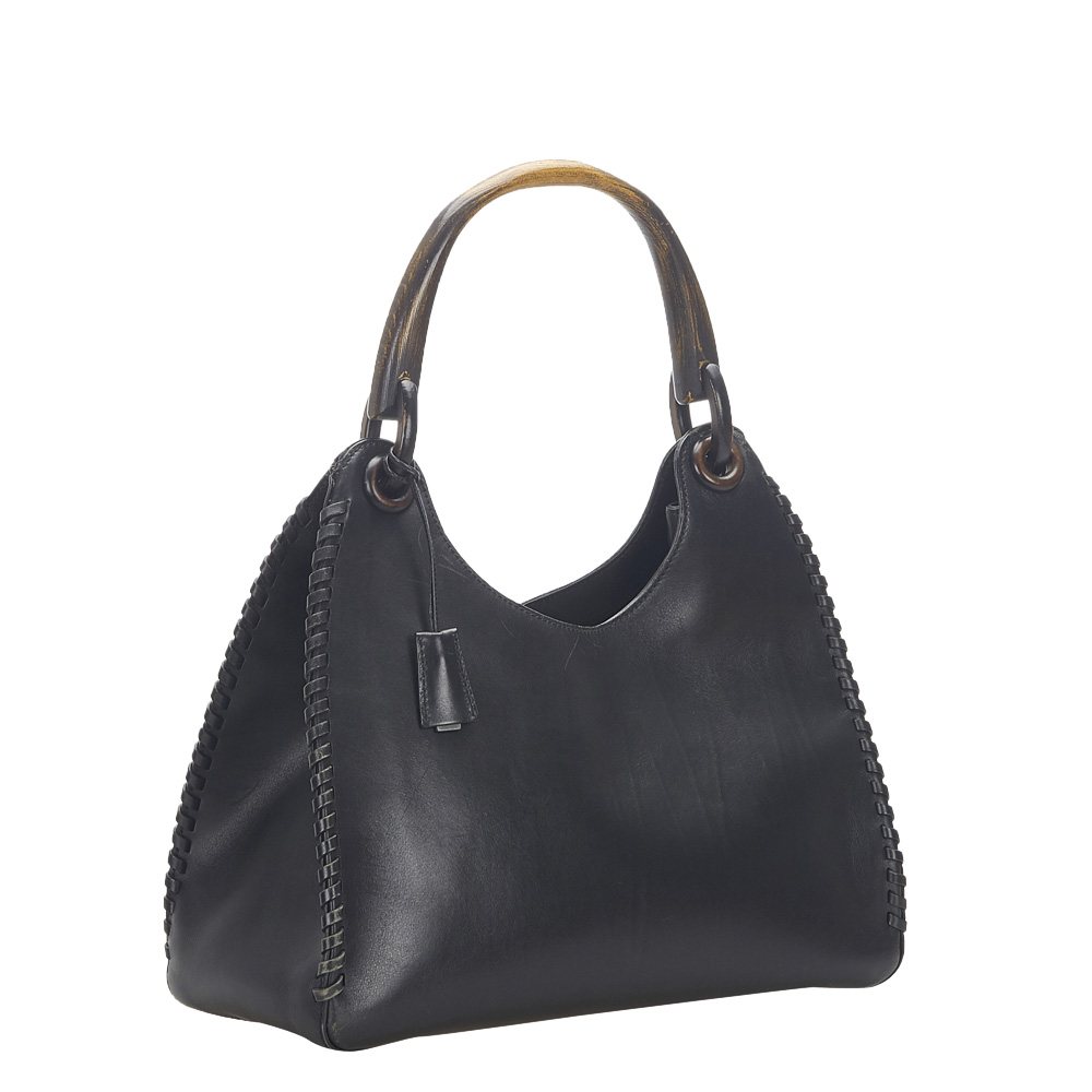 

Gucci Black Leather Shoulder Bag
