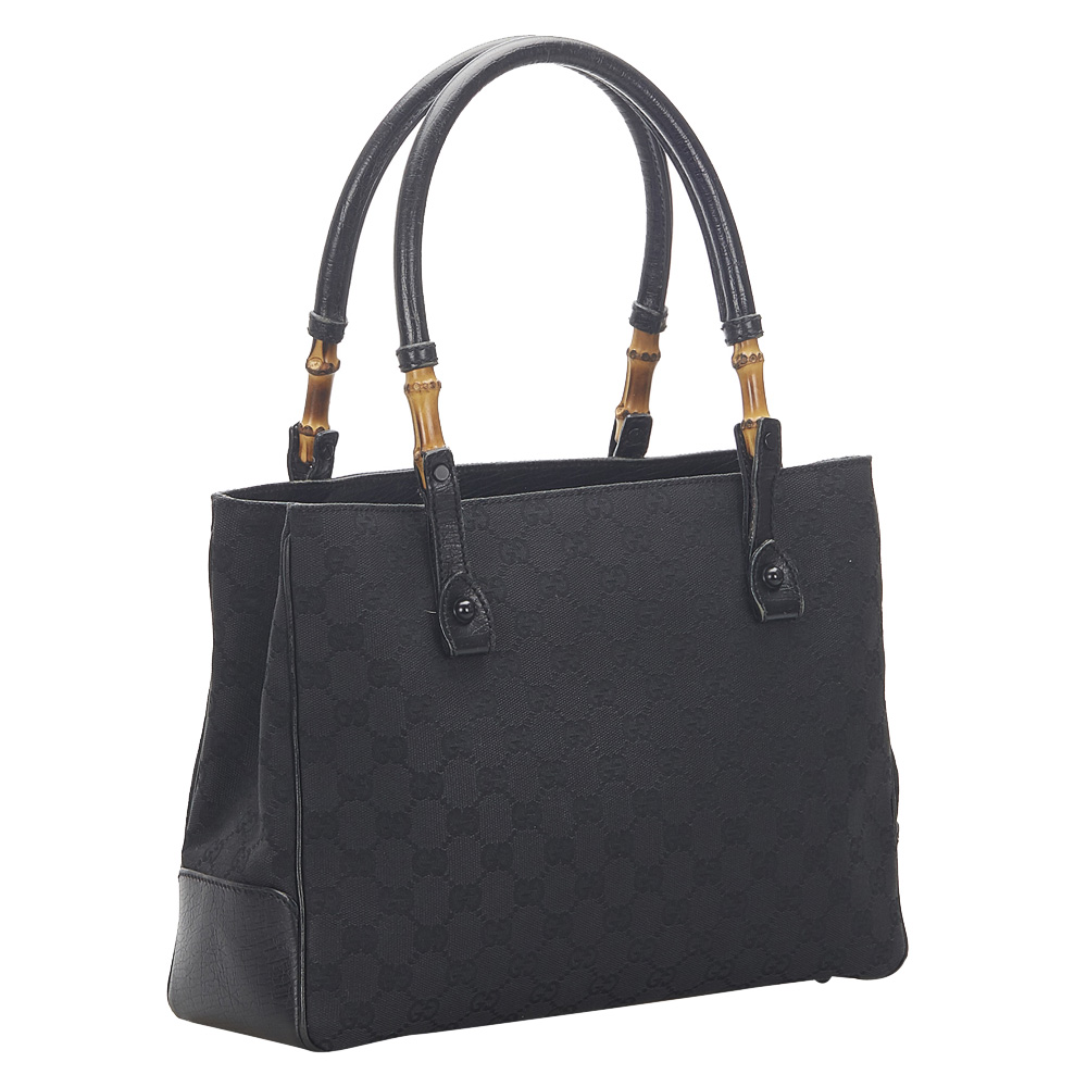 

Gucci Black Canvas Fabric Shoulder Bag