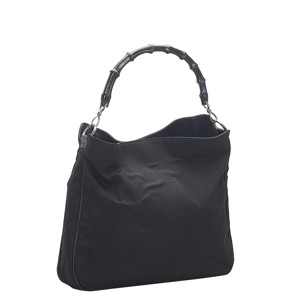 

Gucci Black Nylon Satchel Bag