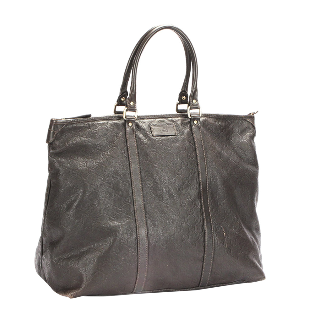 

Gucci Brown/Dark Brown Guccissima Leather Tote Bag
