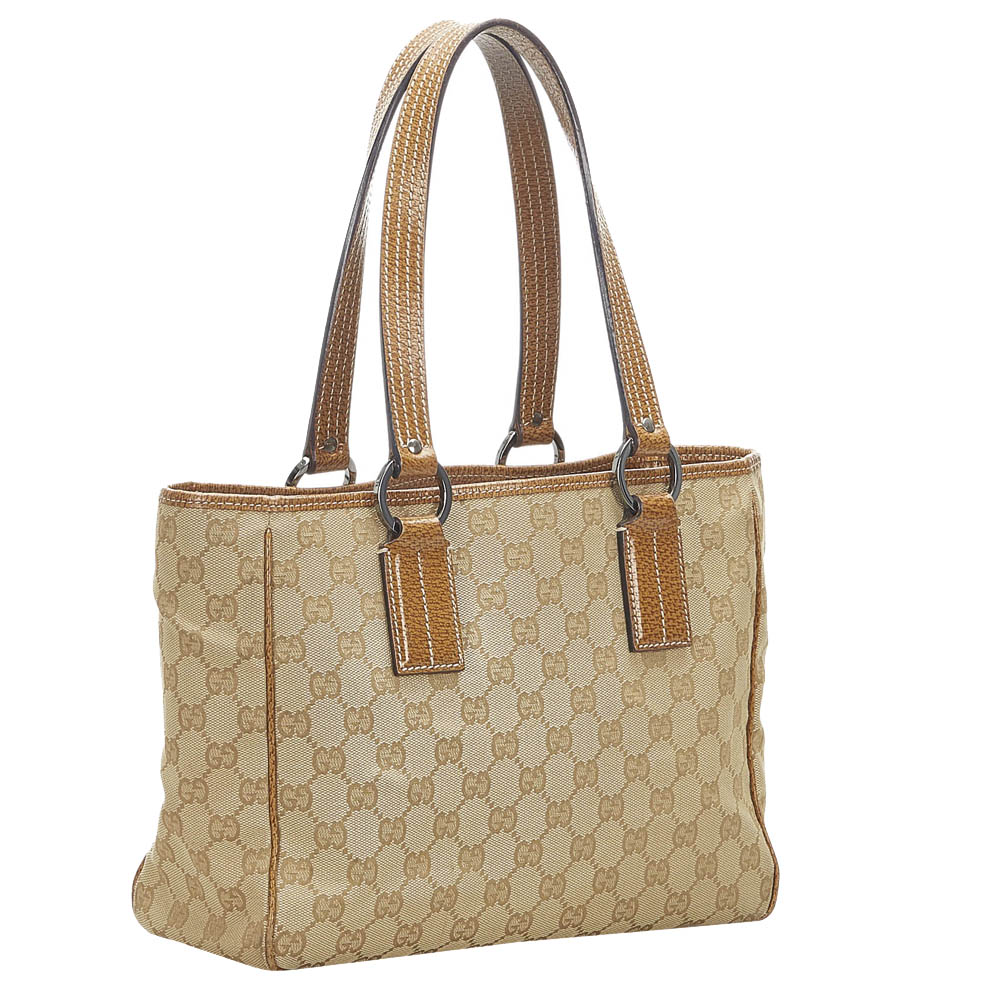 

Gucci Beige/Brown GG Canvas Tote Bag