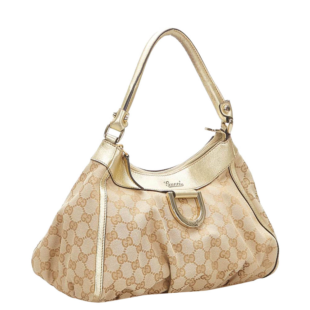 

Gucci Beige/Ivory GG Canvas Abbey D-Ring Bag