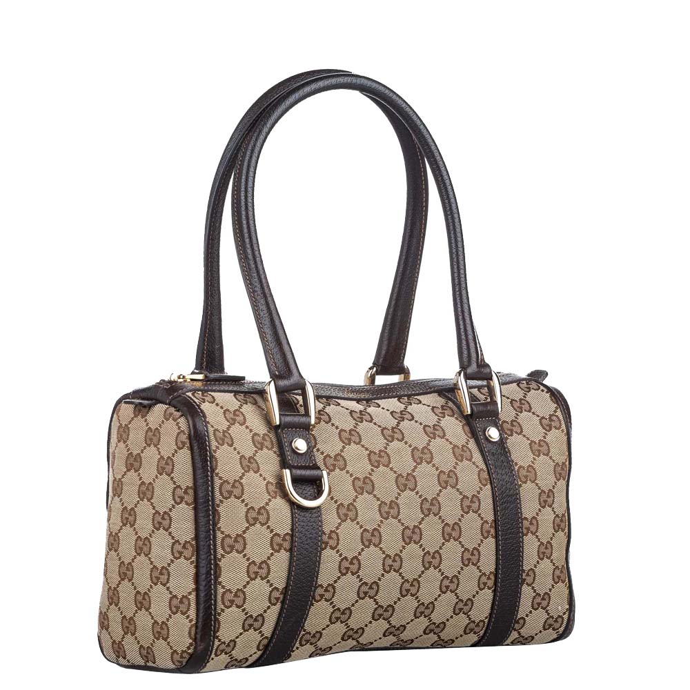 

Gucci Brown/Beige GG Canvas Abbey Hobo Bag