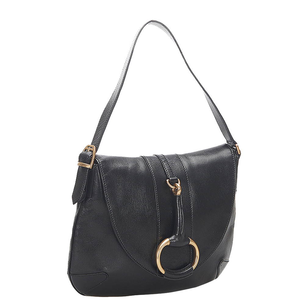 

Gucci Black Leather Icon Bit Bag
