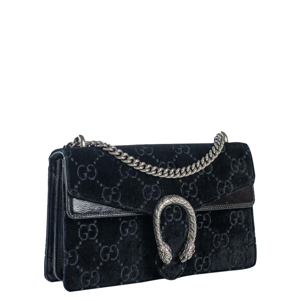

Gucci Black Velvet Dionysus Shoulder Bag