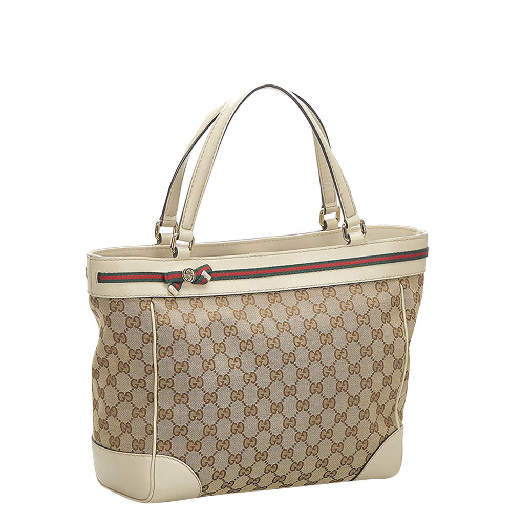 

Gucci Brown/Beige GG Canvas Tote Bag
