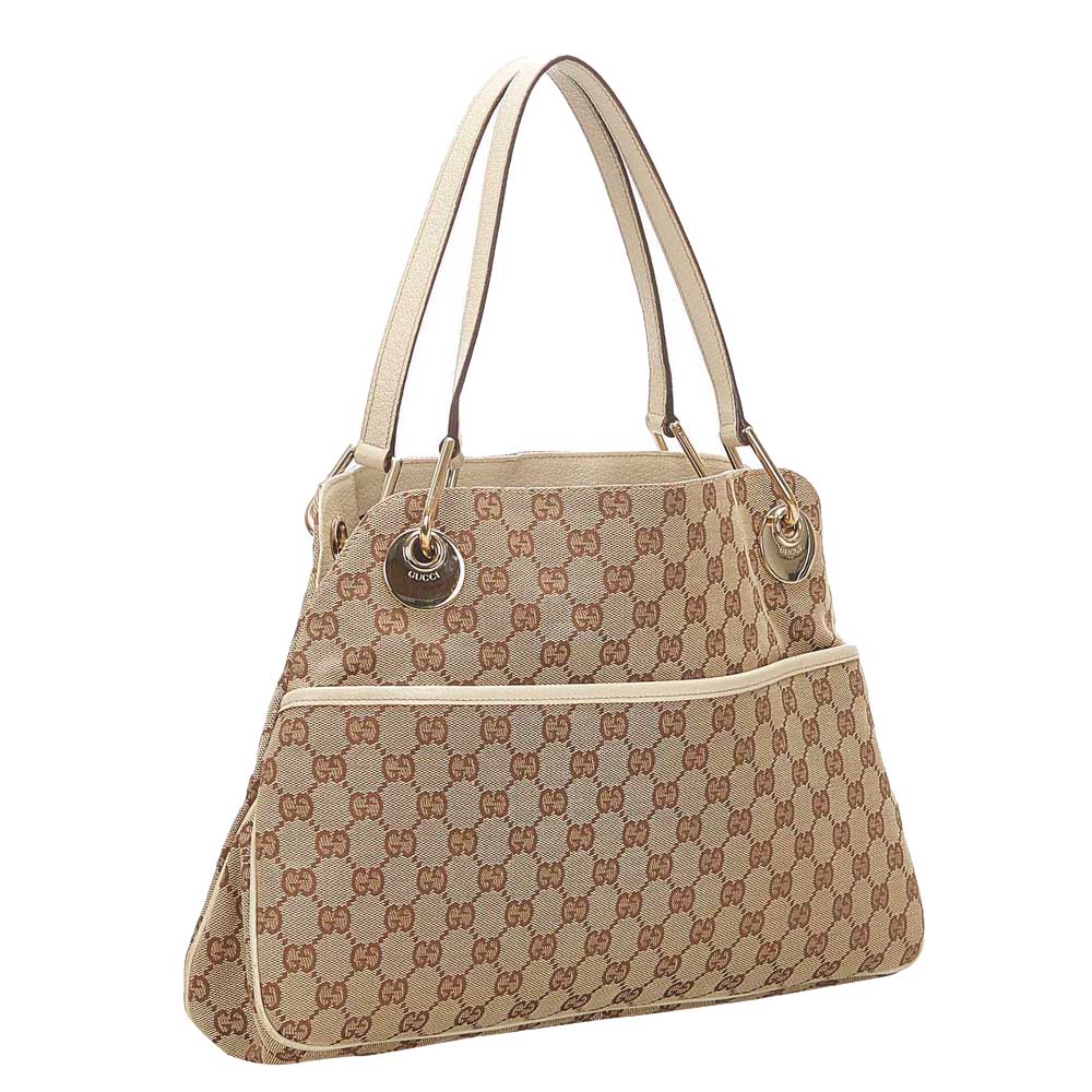 

Gucci Brown//Beige GG Canvas Eclipse Tote Bag