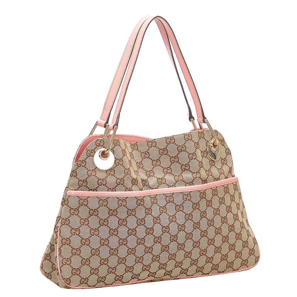 

Gucci Brown GG Canvas Eclipse Shoulder Bag