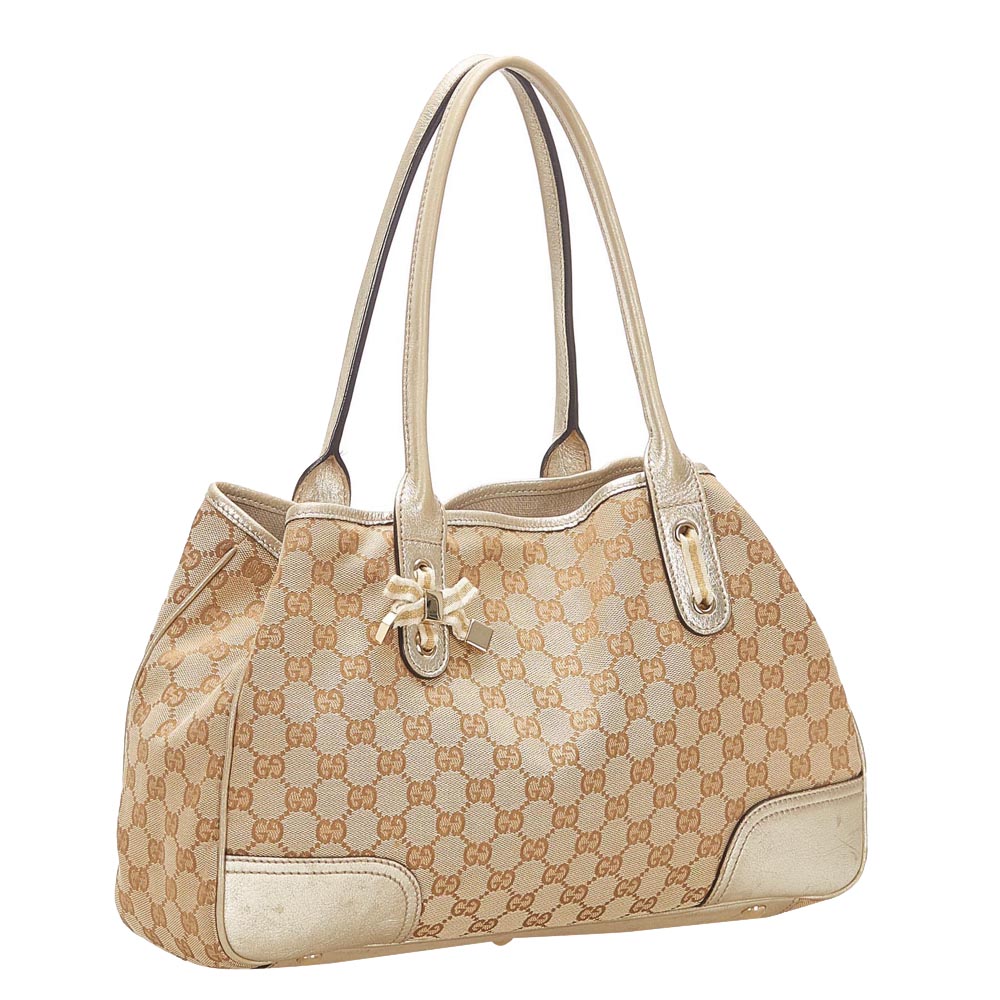 

Gucci GG Canvas Princy Tote Bag, Brown