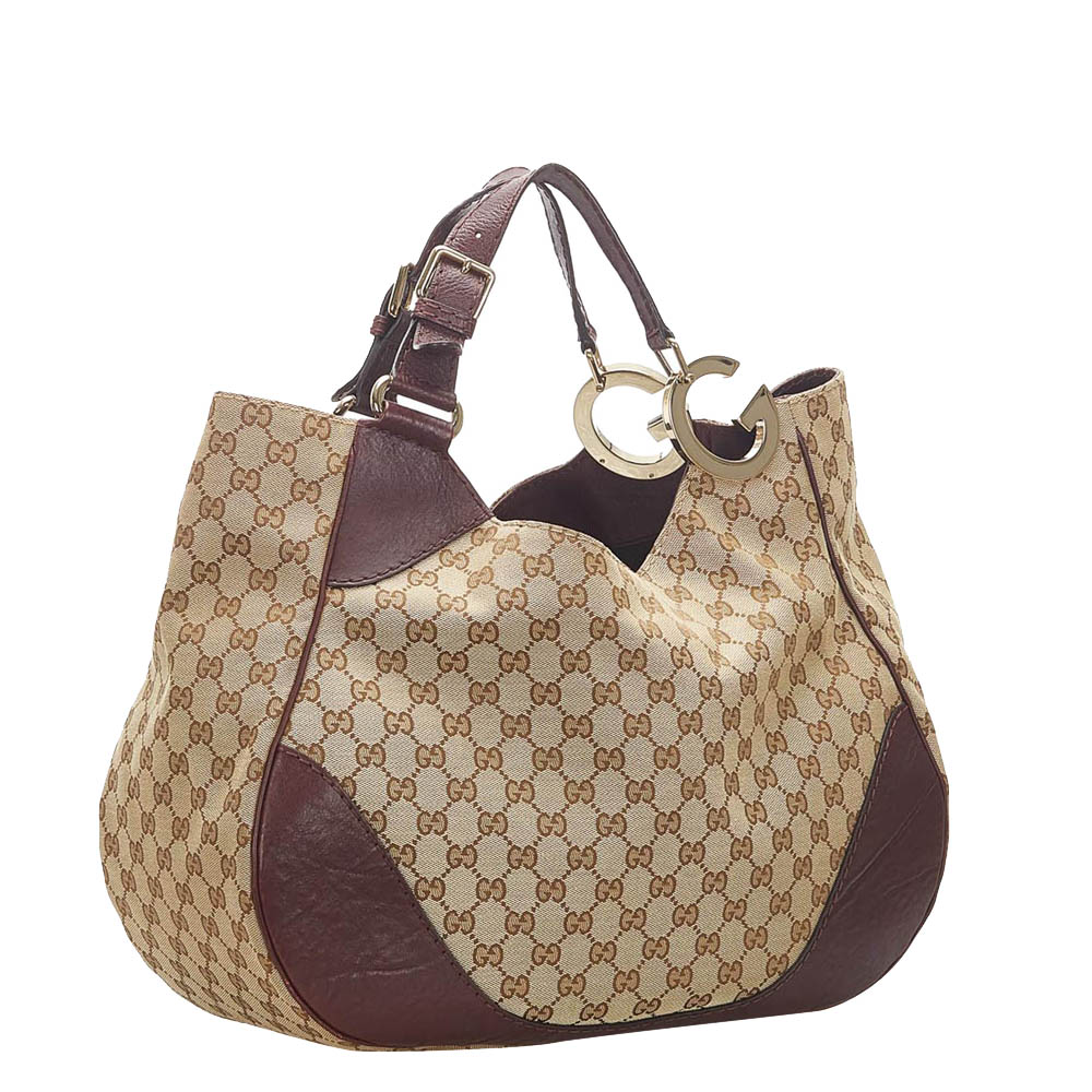 

Gucci GG Canvas Charlotte Tote Bag, Beige
