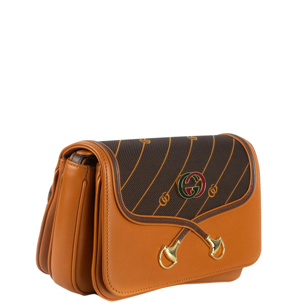 

Gucci Brown Leather Vintage Rajah Shoulder Bag, Black