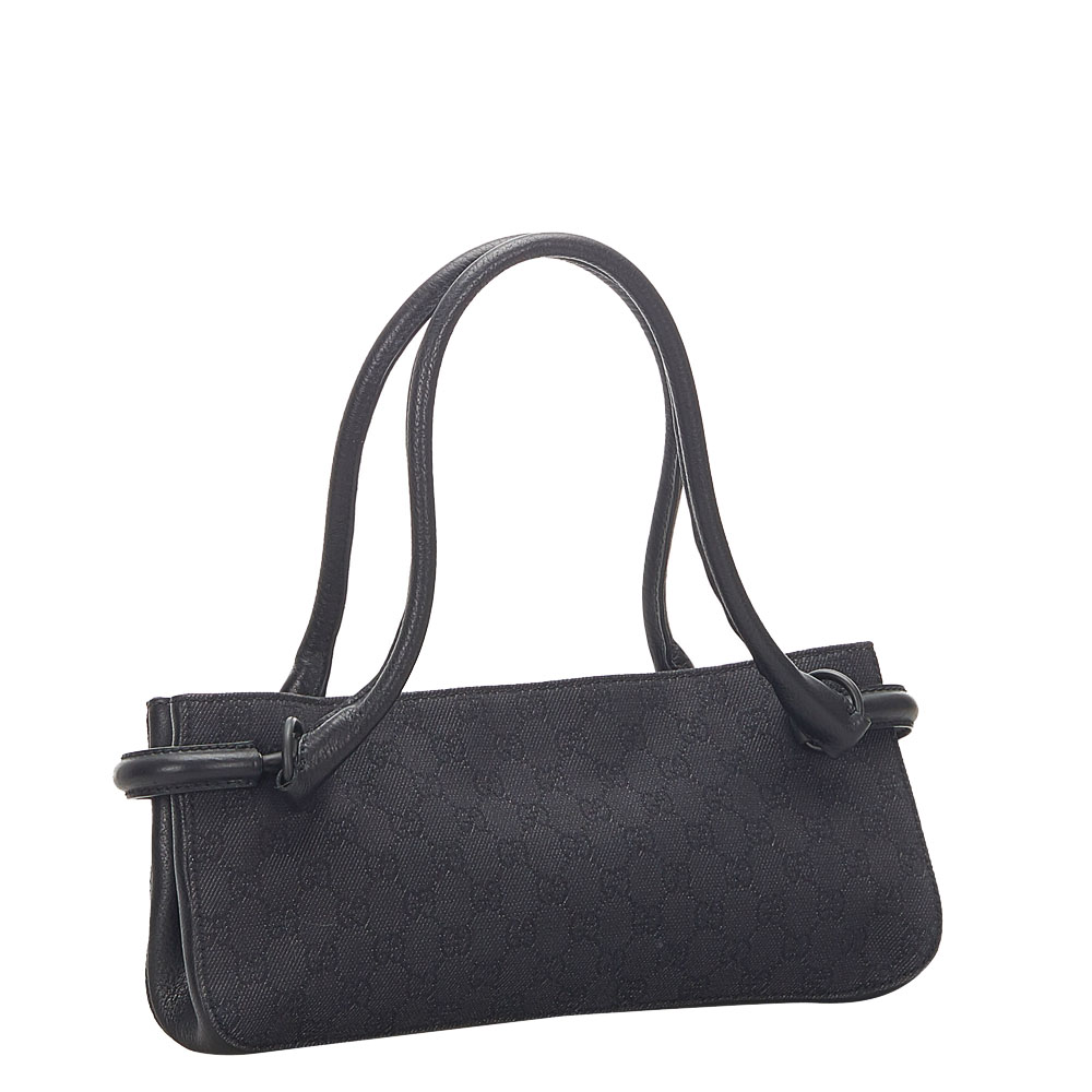 

Gucci Black Canvas Fabric Shoulder Bag