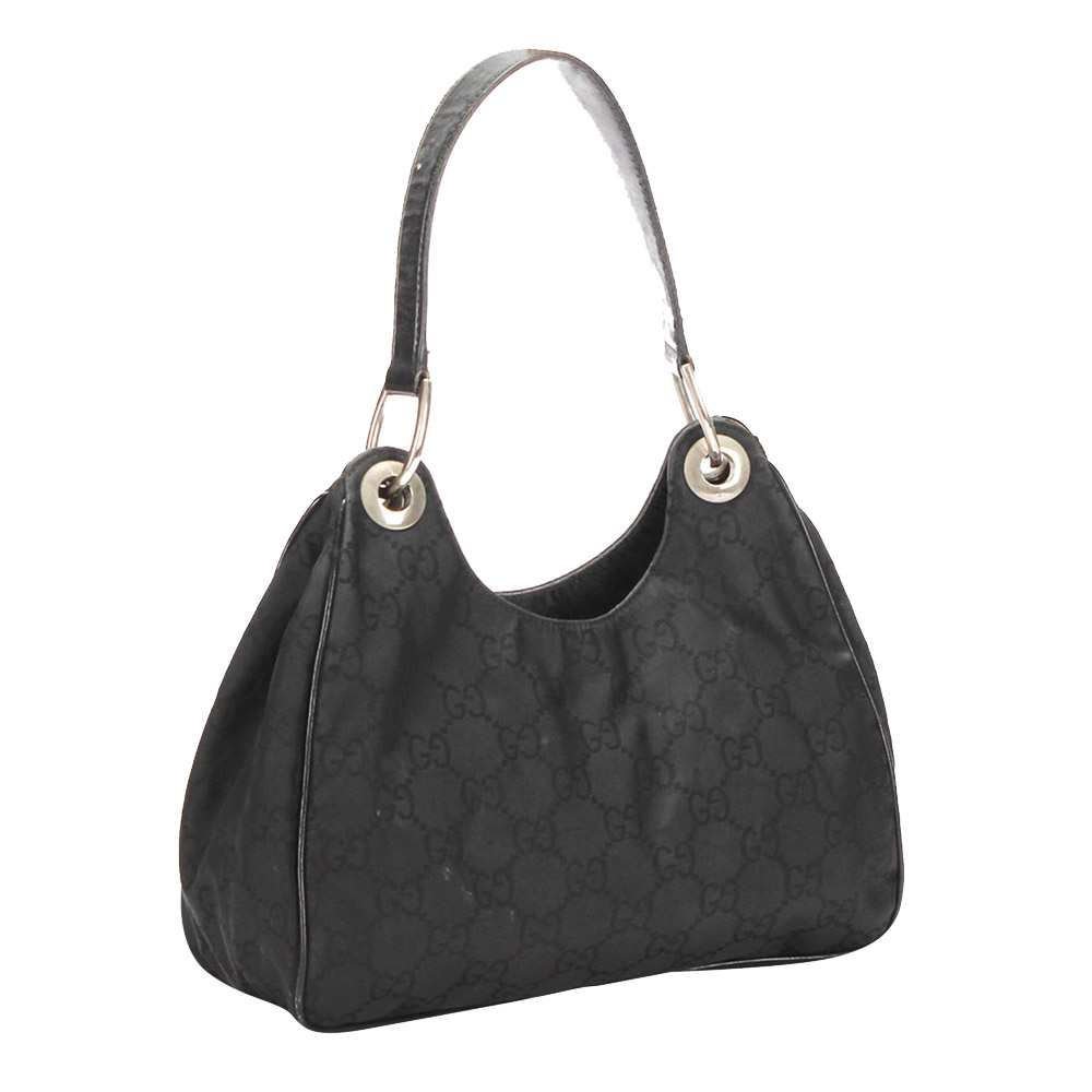 

Gucci Black Canvas Fabric Shoulder Bag
