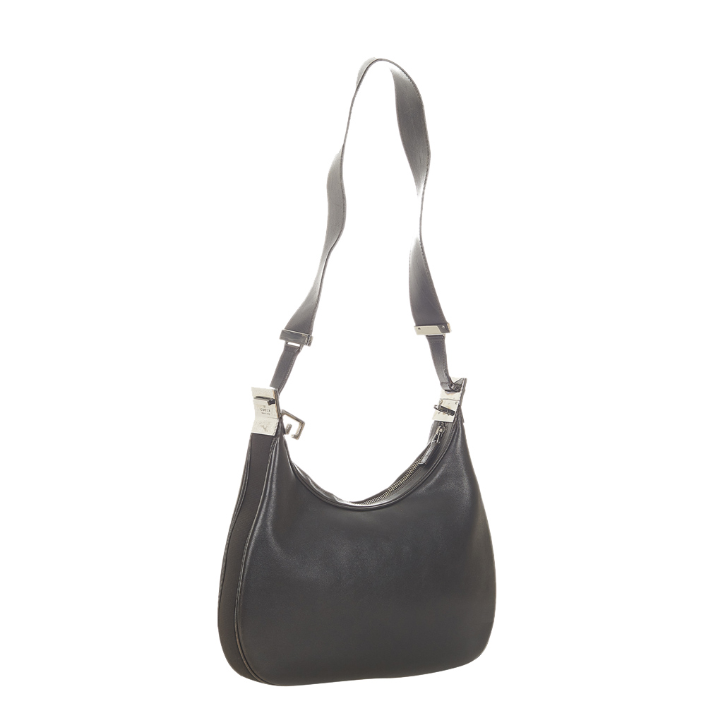 

Gucci Black Leather Shoulder Bag