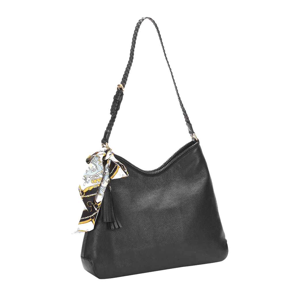 

Gucci Black Leather Marrakech Shoulder Bag
