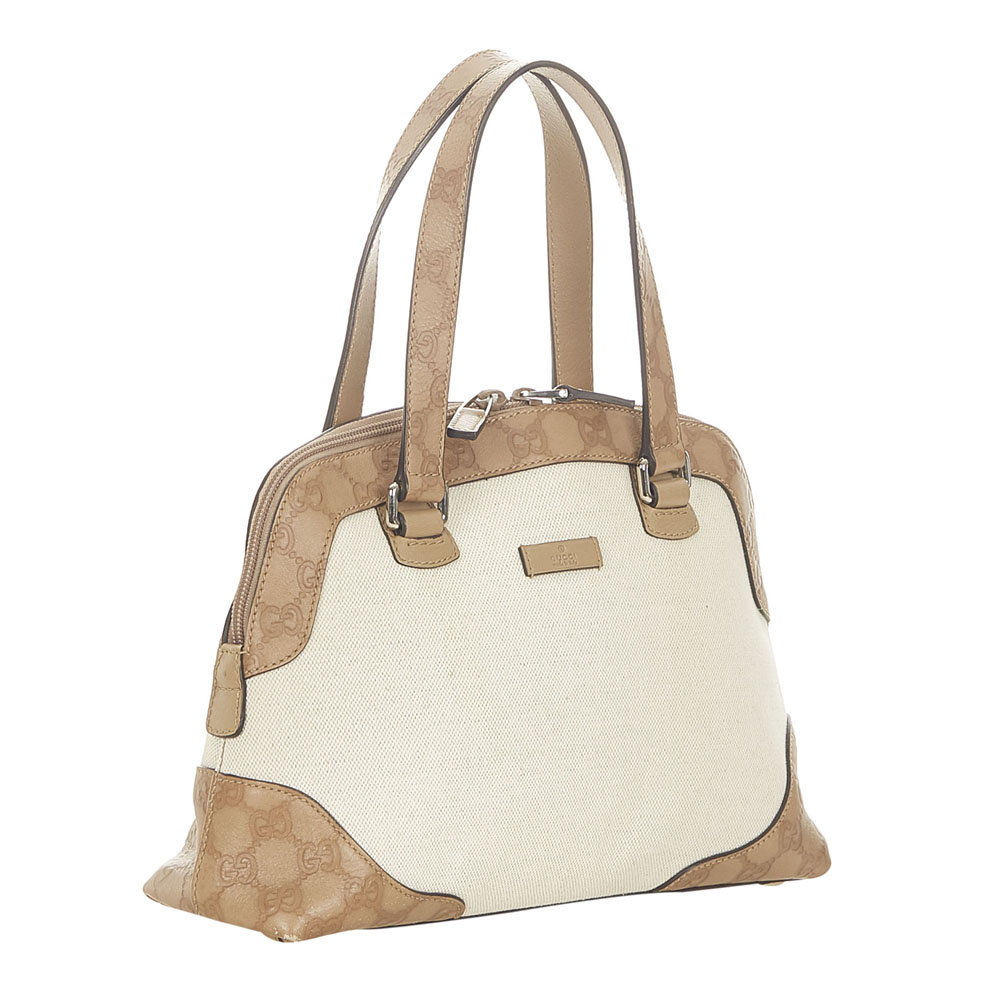 

Gucci Brown/Beige Canvas Fabric Shoulder Bag