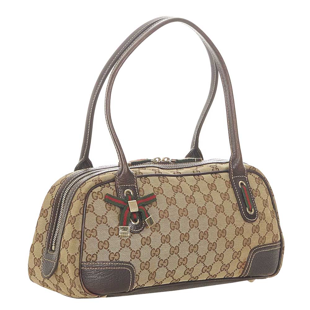 

Gucci Brown/Beige Canvas Princy Shoulder Bag
