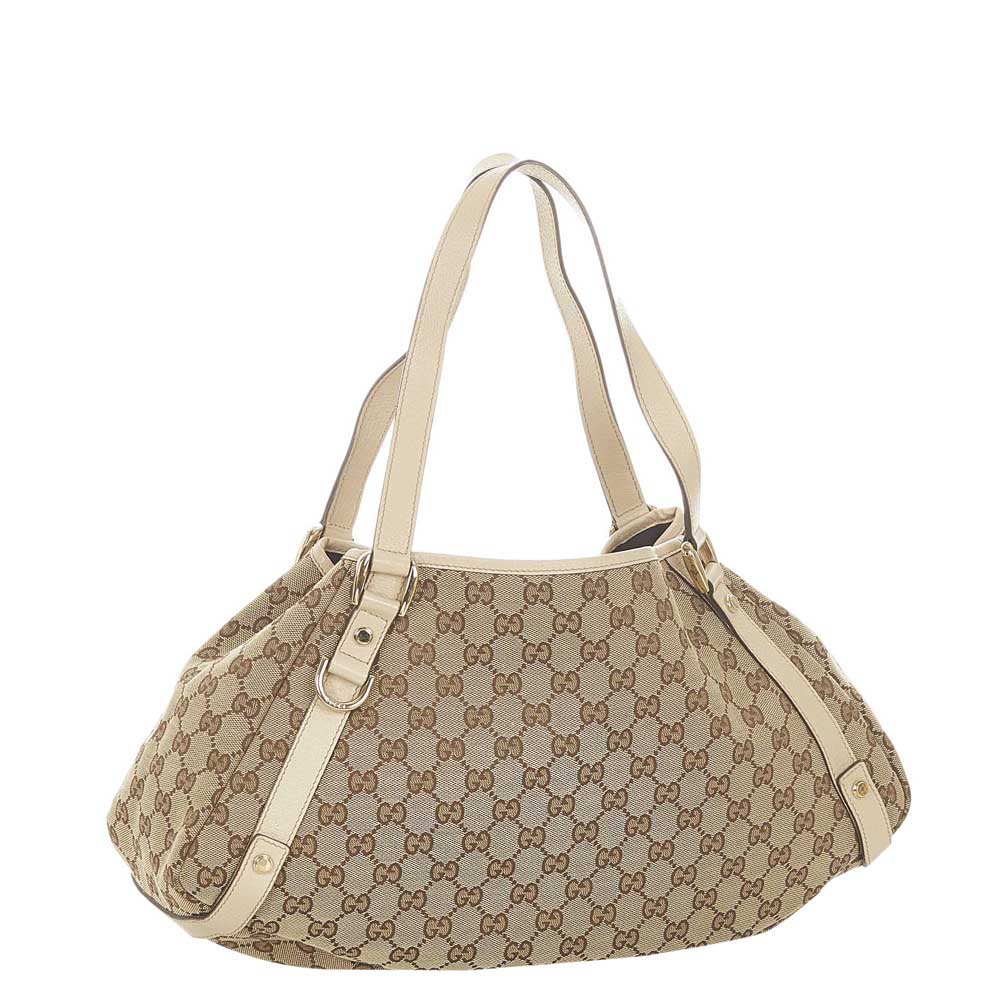 

Gucci Brown/Beige GG Canvas Pelham Hobo Bag