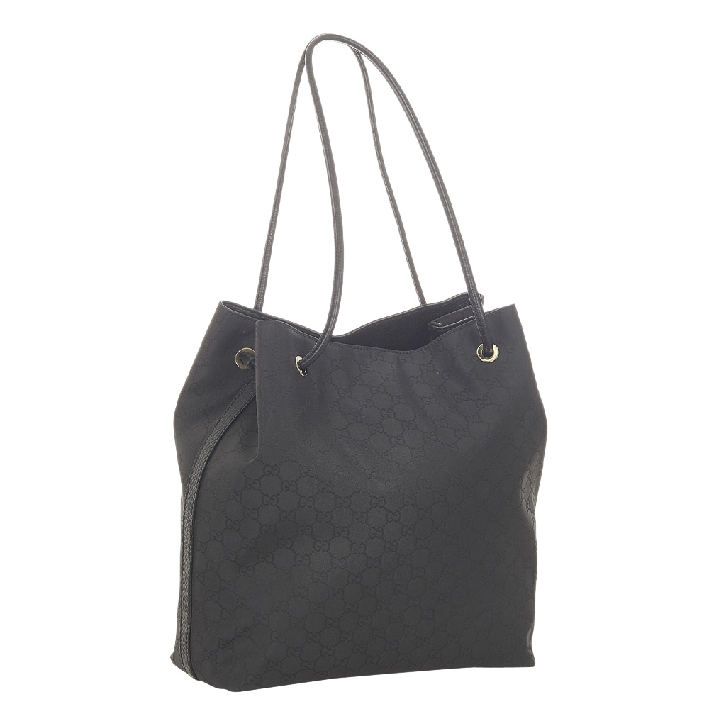 

Gucci Black GG Canvas Gifford Tote Bag