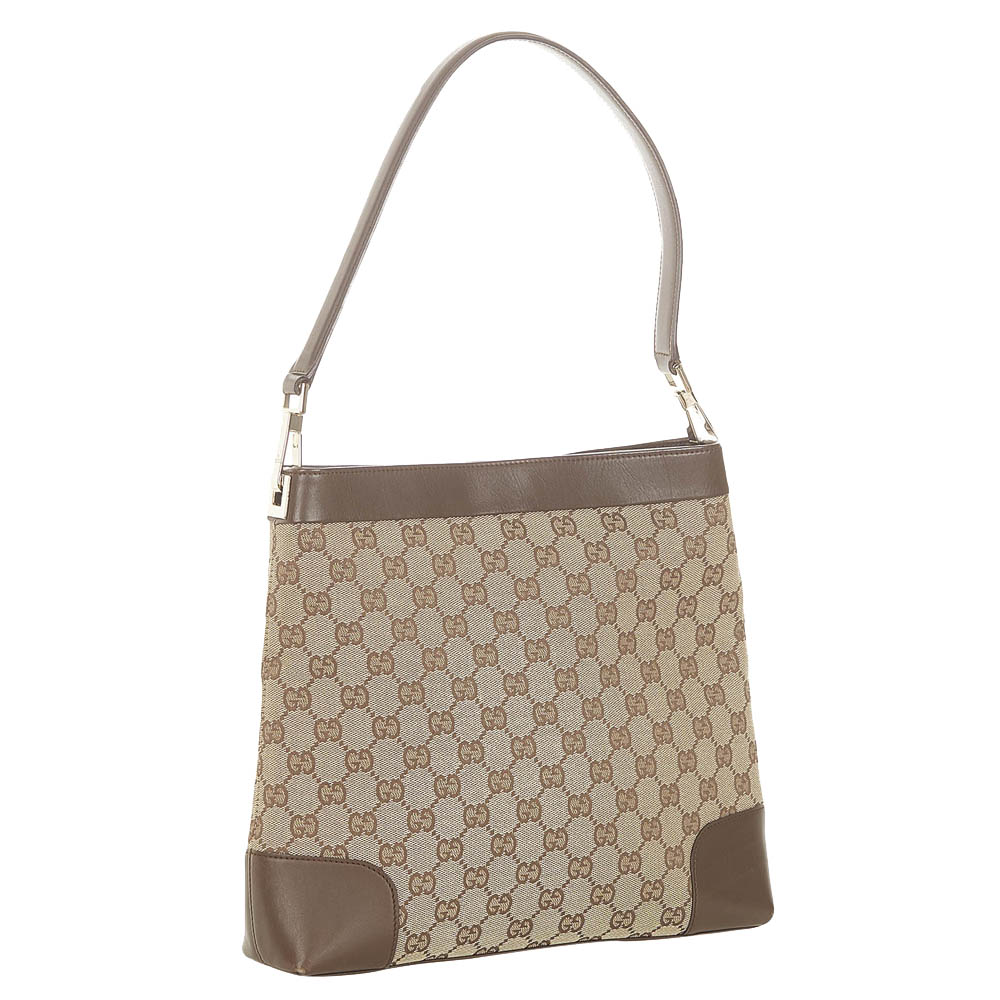 

Gucci Brown/Beige Canvas Shoulder Bag
