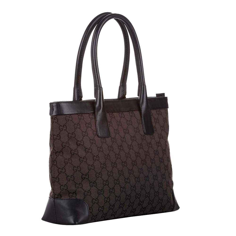 

Gucci Brown Canvas Fabric Shoulder Bag