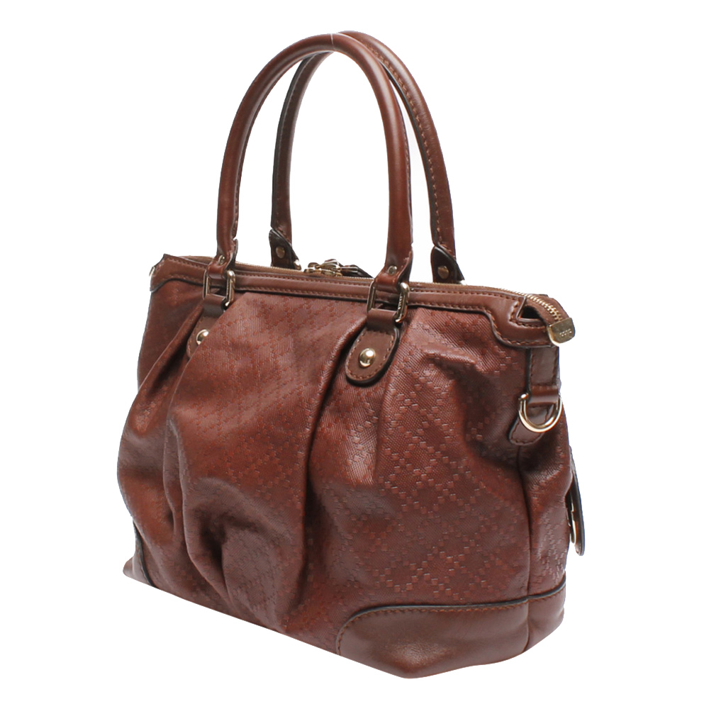 

Gucci Brown Guccissima Leather Sukey Tote Bag