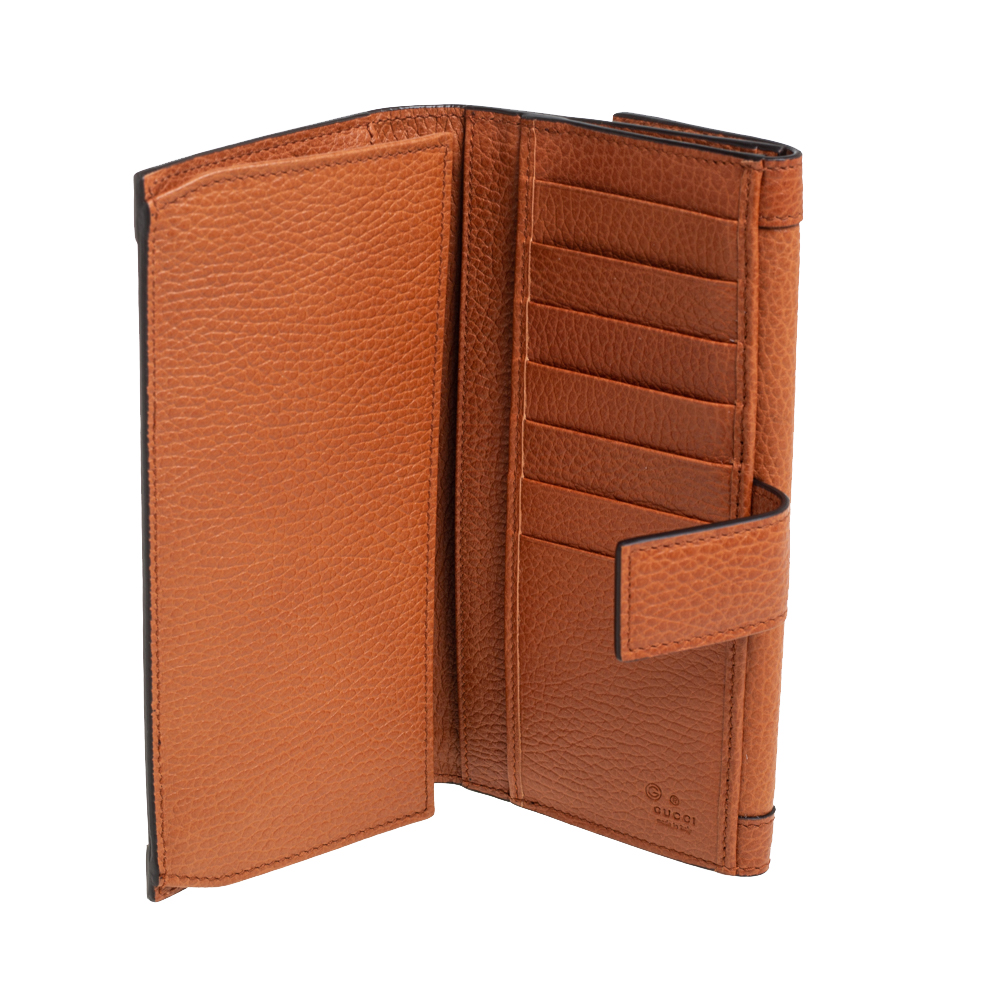 

Gucci Tan Leather Continental Wallet