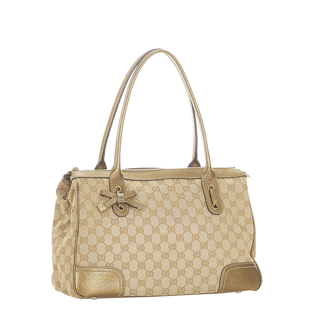 

Gucci Beige GG Canvas Princy Bag