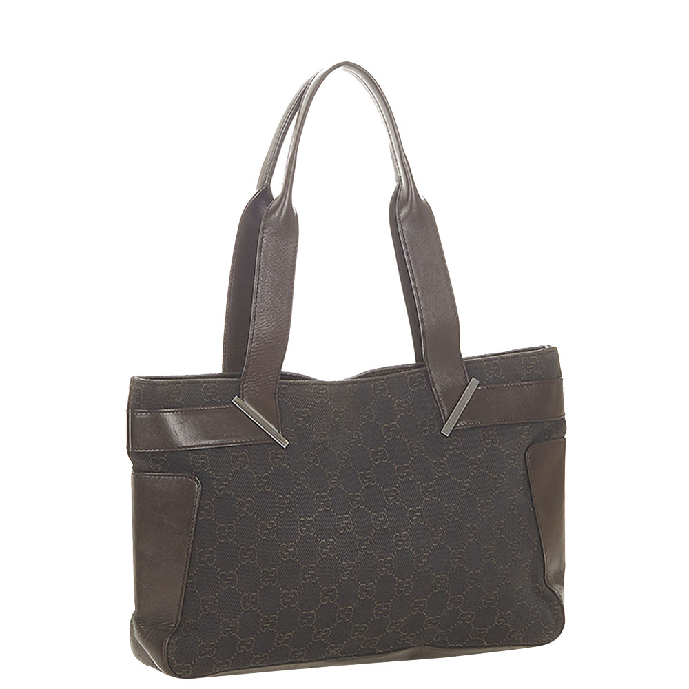 

Gucci Brown/Dark Brown GG Canvas Shoulder Bag